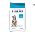 Purepet Adult Dry Cat Food 1kg | Ocean Fish Flavour | Hairball Protection | Heart Care with Taurine | Skin & Coat Health